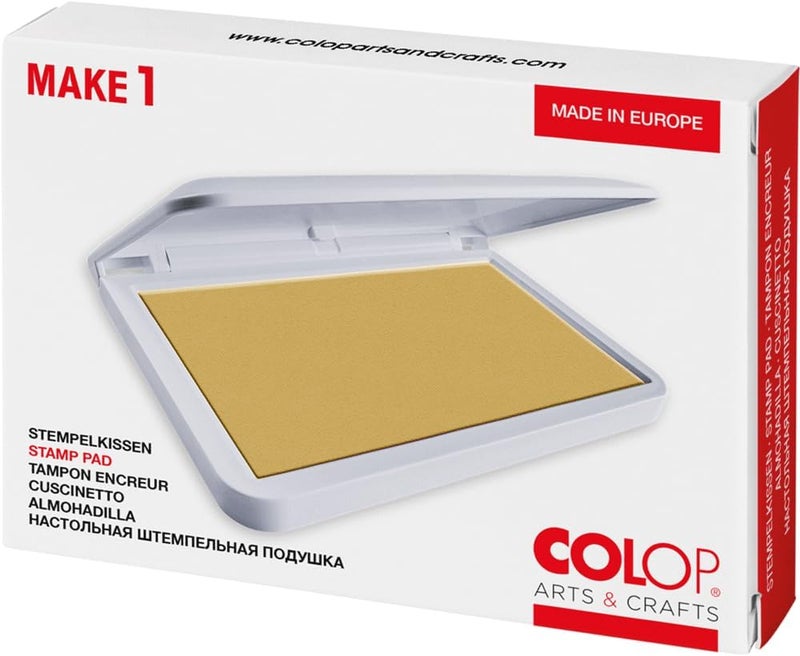 Colop Make Series, Golden Joy Ink Stamp Pad, with Non-Toxic Premium Ink, Water-Based Acid-Free, Make 1-1-15/16" x 3-1/2" - Image 3